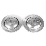 Power Stop 07-17 Lexus LS460 Rear Evolution Drilled & Slotted Rotors - Pair thumbnail 1