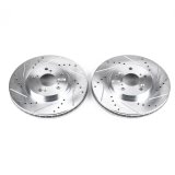 Power Stop 01-03 Acura CL Front Evolution Drilled & Slotted Rotors - Pair thumbnail 1