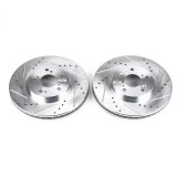 Power Stop 01-03 Acura CL Front Evolution Drilled & Slotted Rotors - Pair thumbnail 2