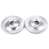 Power Stop 11-14 Chrysler 200 Front Evolution Drilled & Slotted Rotors - Pair thumbnail 1
