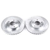 Power Stop 11-14 Chrysler 200 Front Evolution Drilled & Slotted Rotors - Pair thumbnail 2