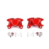 PowerStop Performance Powdercoated Brake Calipers for 2001-2005 IS300 - S2838 Calipers, Red Calipers, Stock Series, Cast Iron, Red Powdercoated, Rear, Lexus, Pair thumbnail 2