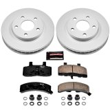 Power Stop 91-93 Cadillac Commercial Chassis Front Z17 Evolution Geomet Coated Brake Kit thumbnail 1