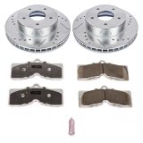 Power Stop 63-82 Chevrolet Corvette Front Z26 Street Warrior Brake Kit thumbnail 1