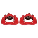 Power Stop 91-03 Ford Escort Front Red Calipers w/o Brackets - Pair thumbnail 1