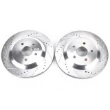 Power Stop 04-07 Ford Freestar Rear Evolution Drilled & Slotted Rotors - Pair thumbnail 1