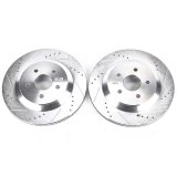 Power Stop 04-07 Ford Freestar Rear Evolution Drilled & Slotted Rotors - Pair thumbnail 2