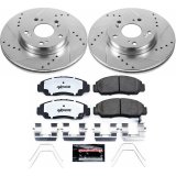 Power Stop 12-15 Honda Civic Front Z26 Street Warrior Brake Kit thumbnail 1