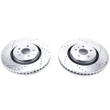 Power Stop 15-18 Ford Edge Front Evolution Drilled & Slotted Rotors - Pair thumbnail 1