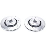 Power Stop 15-18 Ford Edge Front Evolution Drilled & Slotted Rotors - Pair thumbnail 2