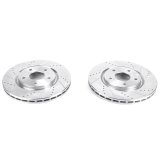 Power Stop 17-19 Chrysler Pacifica Front Evolution Drilled & Slotted Rotors - Pair thumbnail 1