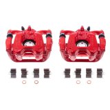 Power Stop 16-18 Fiat 500X Rear Red Calipers w/Brackets - Pair thumbnail 1