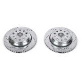 Power Stop 07-17 Lexus LS460 Rear Evolution Drilled & Slotted Rotors - Pair thumbnail 1