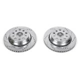 Power Stop 07-17 Lexus LS460 Rear Evolution Drilled & Slotted Rotors - Pair thumbnail 2