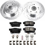 Power Stop 16-18 Acura ILX Rear Z23 Evolution Sport Brake Kit thumbnail 1