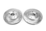 Power Stop 2019 Lexus ES350 Front Evolution Drilled & Slotted Rotors - Pair thumbnail 2