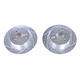 Power Stop 14-18 BMW i3 Rear Evolution Drilled & Slotted Rotors - Pair thumbnail 1
