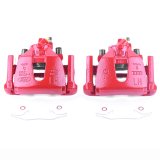 Power Stop 08-09 Mazda 3 Front Red Calipers w/Brackets - Pair thumbnail 1