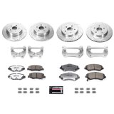 PowerStop Z36 Truck and Tow Big Brake Conversion Kits for 2007-2017 WRANGLER, 2018 WRANGLER JK - BBK-JK-001 Kit, Rotors, Pads, Extended Caliper Brackets, Drilled/Slotted Rotors, Pads, Front/Rear, JK, Jeep, Kit thumbnail 1
