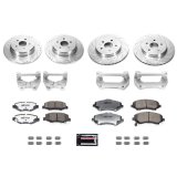 PowerStop Z36 Truck and Tow Big Brake Conversion Kits for 2007-2017 WRANGLER, 2018 WRANGLER JK - BBK-JK-001 Kit, Rotors, Pads, Extended Caliper Brackets, Drilled/Slotted Rotors, Pads, Front/Rear, JK, Jeep, Kit thumbnail 2