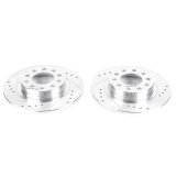 Power Stop 13-16 Dodge Dart Rear Evolution Drilled & Slotted Rotors - Pair thumbnail 2