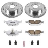 Power Stop 99-10 Saab 9-5 Rear Z26 Street Warrior Brake Kit thumbnail 1