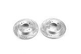 Power Stop 14-15 Mitsubishi Mirage Front Evolution Drilled & Slotted Rotors - Pair thumbnail 2