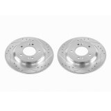 Power Stop 2017 Hyundai Azera Rear Evolution Drilled & Slotted Rotors - Pair thumbnail 1