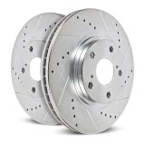 Power Stop 2017 Hyundai Azera Rear Evolution Drilled & Slotted Rotors - Pair thumbnail 3