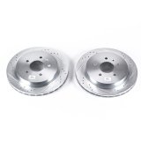 Power Stop 03-07 Cadillac CTS Rear Evolution Drilled & Slotted Rotors - Pair thumbnail 2