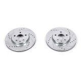 Power Stop 17-19 Chevrolet Bolt EV Front Evolution Drilled & Slotted Rotors - Pair thumbnail 1
