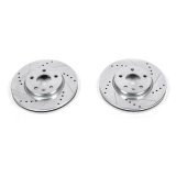 Power Stop 17-19 Chevrolet Bolt EV Front Evolution Drilled & Slotted Rotors - Pair thumbnail 2
