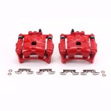 Power Stop 11-17 Ford Fiesta Front Red Calipers w/Brackets - Pair thumbnail 1