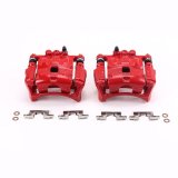 Power Stop 11-17 Ford Fiesta Front Red Calipers w/Brackets - Pair thumbnail 2