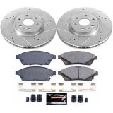Power Stop 10-16 Cadillac SRX Front Z23 Evolution Sport Brake Kit thumbnail 1