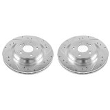 Power Stop 09-14 Mercedes-Benz CL550 Rear Evolution Drilled & Slotted Rotors - Pair thumbnail 1