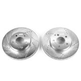 Power Stop 03-09 Mercedes-Benz E320 Front Evolution Drilled & Slotted Rotors - Pair thumbnail 2
