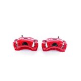 Power Stop 04-11 Chevrolet Aveo Front Red Calipers w/Brackets - Pair thumbnail 2