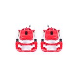 Power Stop 1991 BMW 318i Front Red Calipers w/Brackets - Pair thumbnail 1