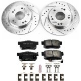 Power Stop 11-15 Honda CR-Z Rear Z23 Evolution Sport Brake Kit thumbnail 1