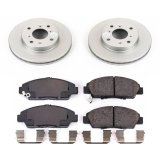 Power Stop 92-96 Honda Prelude Front Z17 Evolution Geomet Coated Brake Kit thumbnail 1