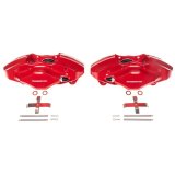PowerStop Performance Powdercoated Brake Calipers for 2008-2014 IMPREZA, 2015-2017 WRX STI - S3780 Calipers, Performance, Stock Series, Red Powdercoated, Rear, Subaru, Pair thumbnail 1