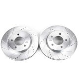 Power Stop 04-08 Chrysler Pacifica Front Evolution Drilled & Slotted Rotors - Pair thumbnail 1