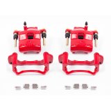 Power Stop 99-03 Mazda Protege Front Red Calipers w/Brackets - Pair thumbnail 1