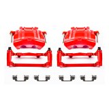 Power Stop 2012 Chrysler 300 Front Red Calipers w/Brackets - Pair thumbnail 1
