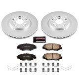 Power Stop 03-08 Honda Pilot Front Z17 Evolution Geomet Coated Brake Kit thumbnail 1