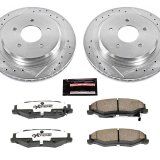 Power Stop 04-09 Cadillac XLR Rear Z26 Street Warrior Brake Kit thumbnail 1