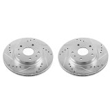 Power Stop 07-13 Suzuki SX4 Front Evolution Drilled & Slotted Rotors - Pair thumbnail 1