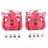 Power Stop 05-07 Ford Five Hundred Rear Red Calipers w/Brackets - Pair thumbnail 1