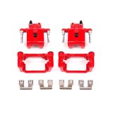 Power Stop 05-19 Chrysler 300 Rear Red Calipers w/Brackets - Pair thumbnail 2